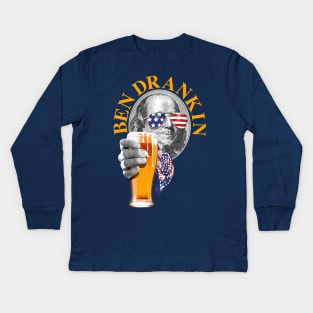 Ben Drankin Kids Long Sleeve T-Shirt